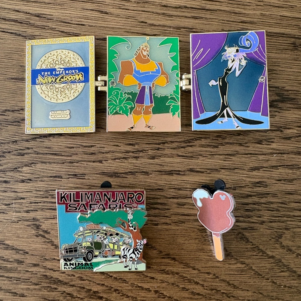 Disney Colorful Enamel Pin Collection